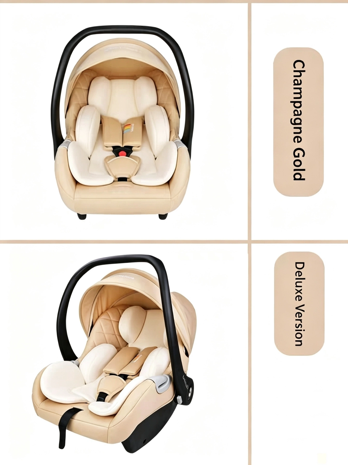 Britax Infant Car Seat Carrier, Portable Newborn Baby Carrier Car Seat, Lightweight Rear-Facing Baby Car Seat for Infants