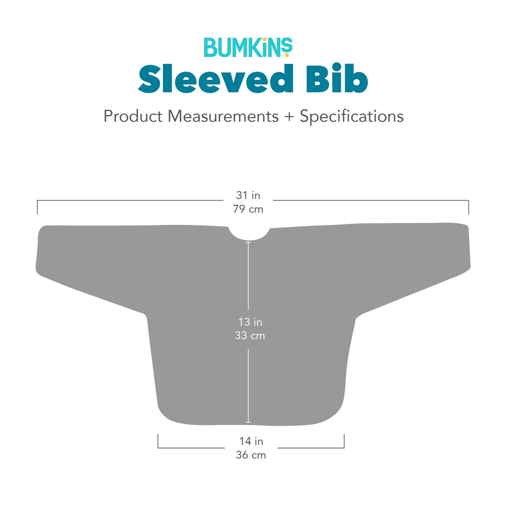 Sleeved Bib: Charcoal Check
